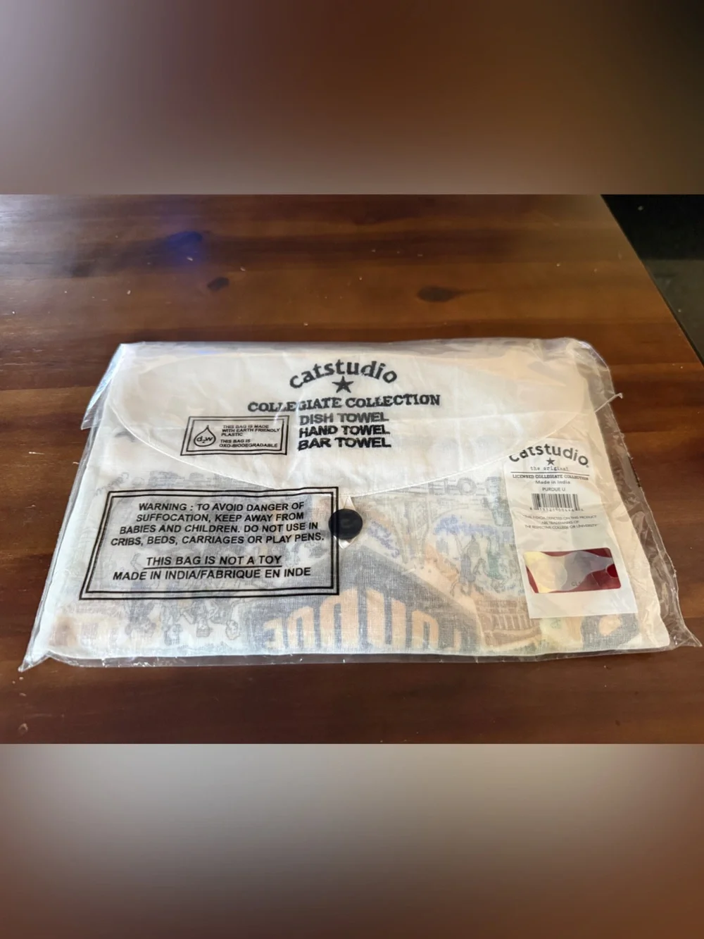 BRAND NEW Catstudio Purdue University Collegiate Collection Dish Towel